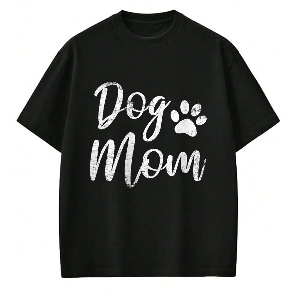 Dog Love Shirt, Dog Lover Gift T-Shirt/Hoodie/Sweatshirt HLT00 - Dog Mom - Vintage  Worn Design - Funny Dog Paw - Classic T-Shirt