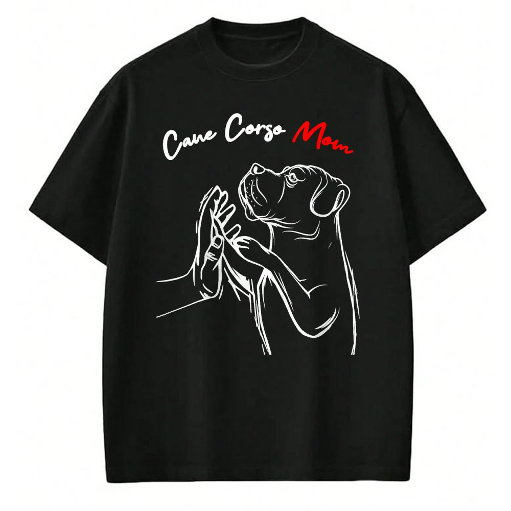 Dog Love Shirt, Dog Lover Gift T-Shirt/Hoodie/Sweatshirt HLT00 - Cane Corso Mom Italian Mastiff Dog Women T-Shirt
