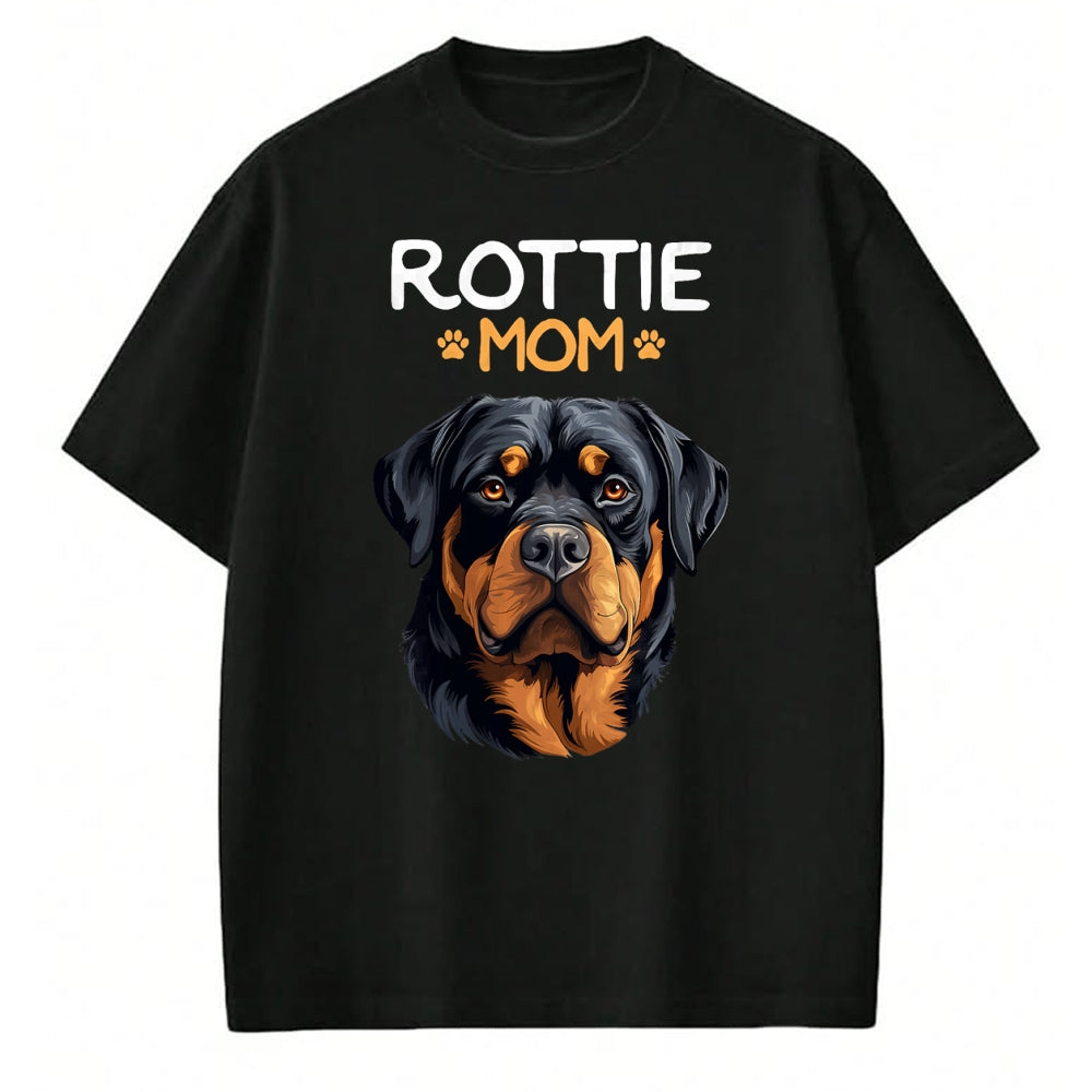 Dog Love Shirt, Dog Lover Gift T-Shirt/Hoodie/Sweatshirt HLT00 - Rottie Mom Rottweiler Dog Mama T-Shirt