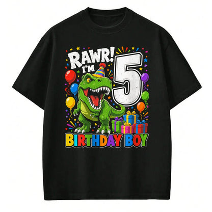 Best Dinosaur Lover Shirt, Funny Dinosaur UnisexT-Shirt/Hoodie/Sweatshirt HLT00 - Dinosaur 5th Five Rawr I_m 5 Birthday Boy T Rex Boys Gifts T-Shirt