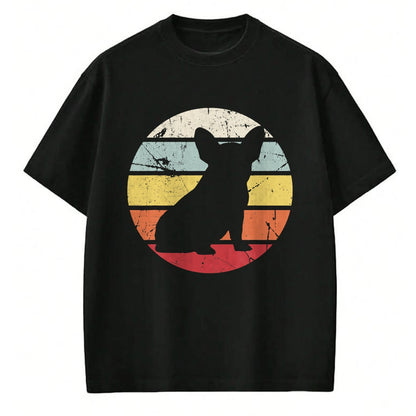 Dog Love Shirt, Dog Lover Gift T-Shirt/Hoodie/Sweatshirt HLT00 - Fine distressed retro vintage french bulldog pet dog mom T-Shirt