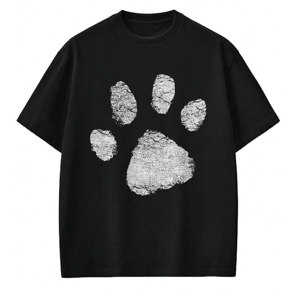 Dog Love Shirt, Dog Lover Gift T-Shirt/Hoodie/Sweatshirt HLT00 - Dog Lovers Long Sleeve Shirt Women Men Paw Print Dog Mom Long Sleeve T-Shirt