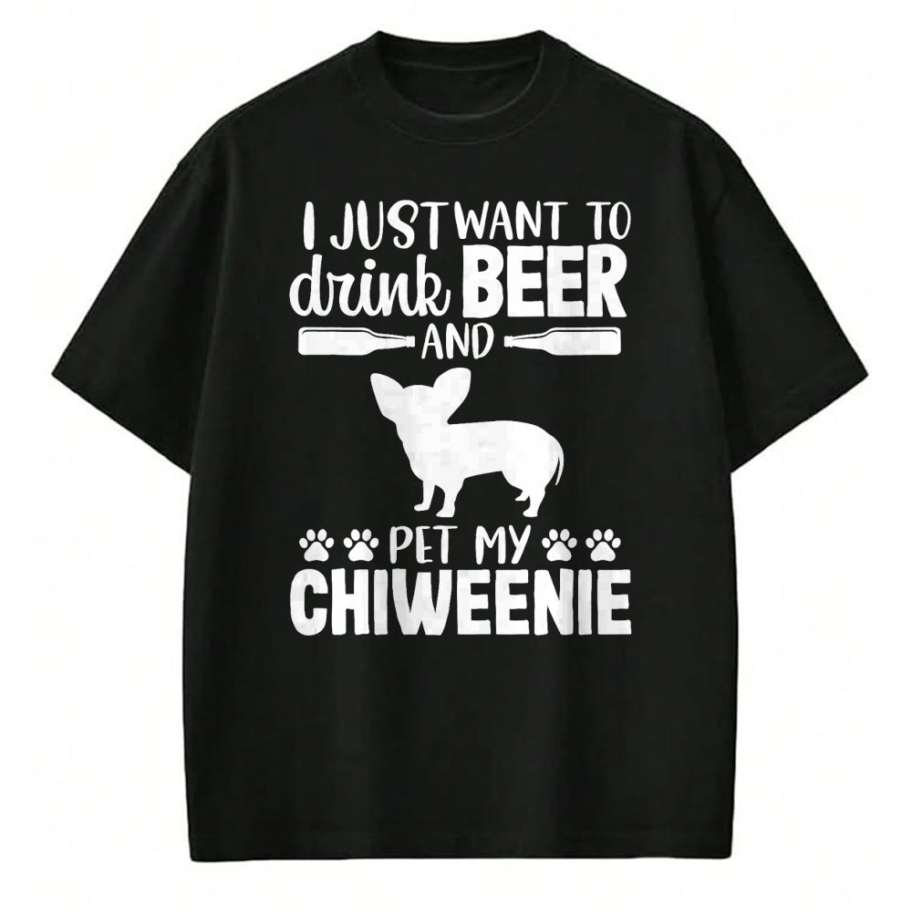 Dog Love Shirt, Dog Lover Gift T-Shirt/Hoodie/Sweatshirt HLT00 - Beer Funny Dog Owner Lover Chiweenie Dog Mom Dad Gift T-Shirt