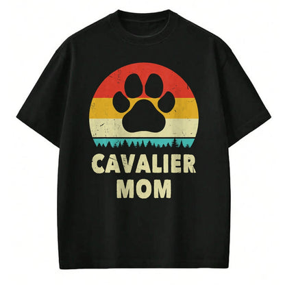 Dog Love Shirt, Dog Lover Gift T-Shirt/Hoodie/Sweatshirt HLT00 - Cavalier King Charles Spaniel Mom Vintage Dog Gift Women T-Shirt