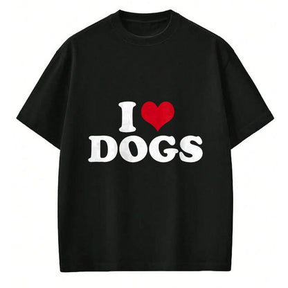 Dog Love Shirt, Dog Lover Gift T-Shirt/Hoodie/Sweatshirt HLT00 - I Love Dogs T-Shirt (1)