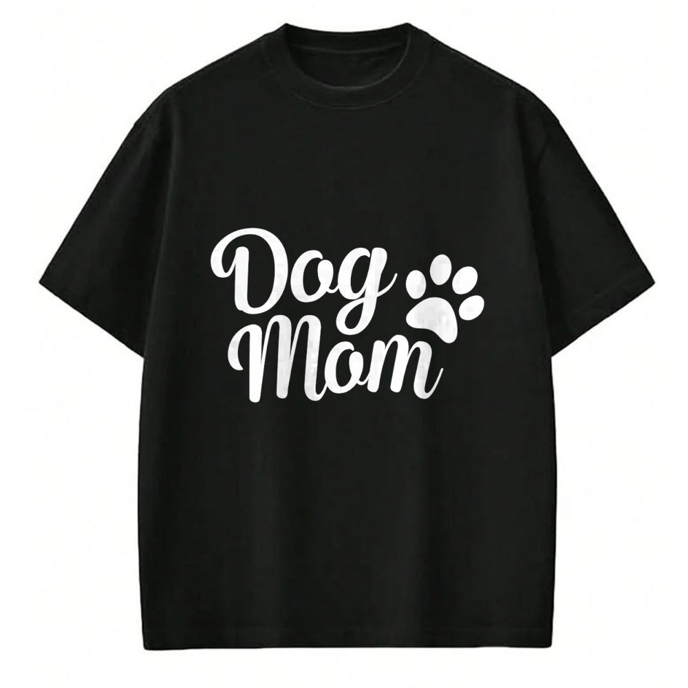Dog Love Shirt, Dog Lover Gift T-Shirt/Hoodie/Sweatshirt HLT00 - Womens Dog Mom - Paw Print Mothers of Puppies Doggy Mama Wife Mommy V-Neck T-Shirt