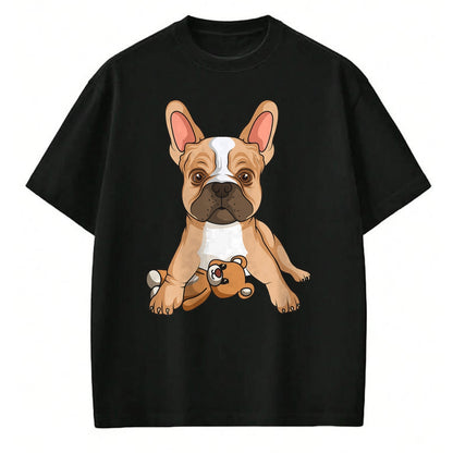 Dog Love Shirt, Dog Lover Gift T-Shirt/Hoodie/Sweatshirt HLT00 - French Bulldog Frenchie Love Cute Dog Mom Funny Girls T-Shirt