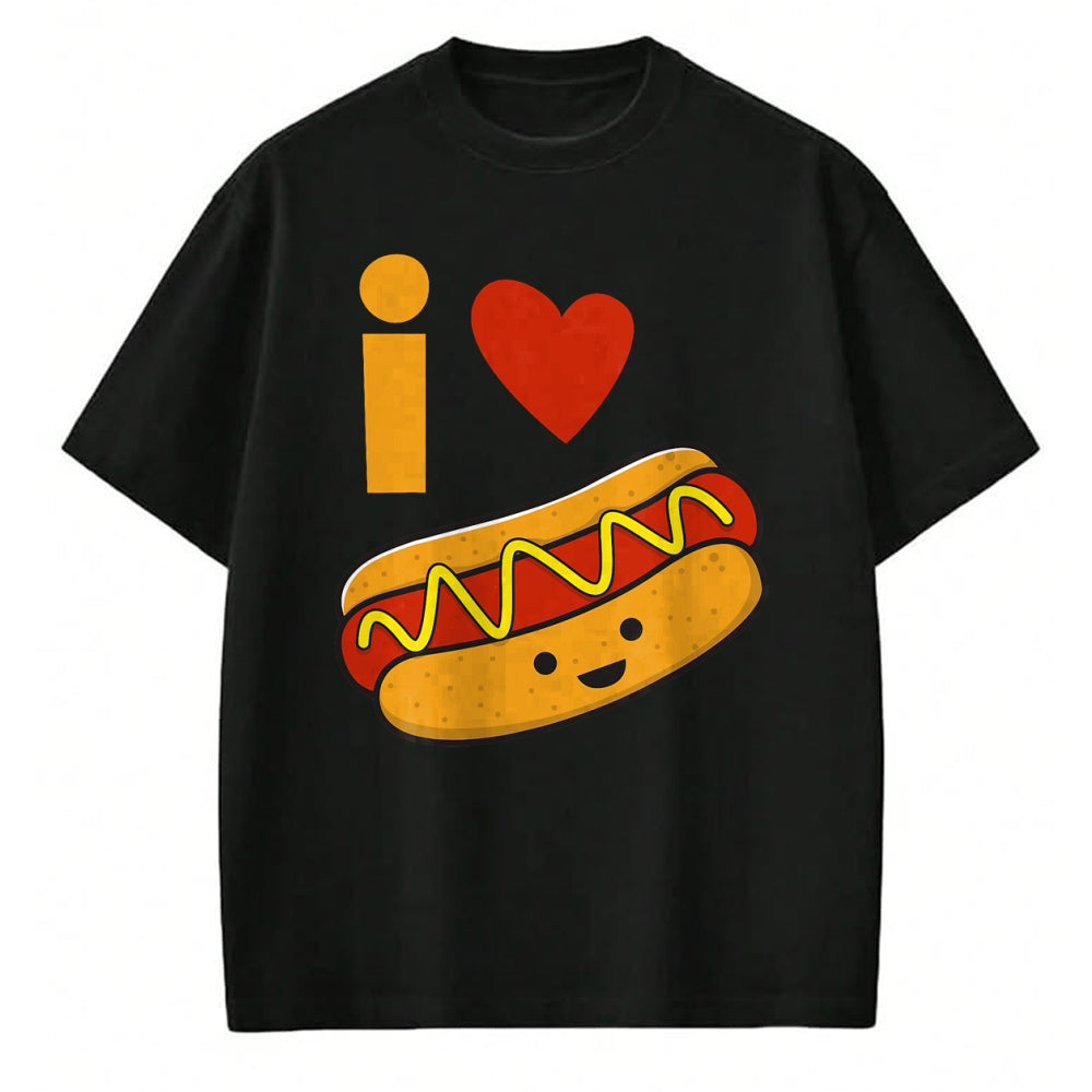 Dog Love Shirt, Dog Lover Gift T-Shirt/Hoodie/Sweatshirt HLT00 - I Love Hot Dog Shirt T-Shirt