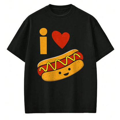 Dog Love Shirt, Dog Lover Gift T-Shirt/Hoodie/Sweatshirt HLT00 - I Love Hot Dog Shirt T-Shirt