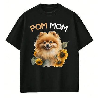 Dog Love Shirt, Dog Lover Gift T-Shirt/Hoodie/Sweatshirt HLT00 -Pomeranian Mom Pom Dog Mama T-Shirt