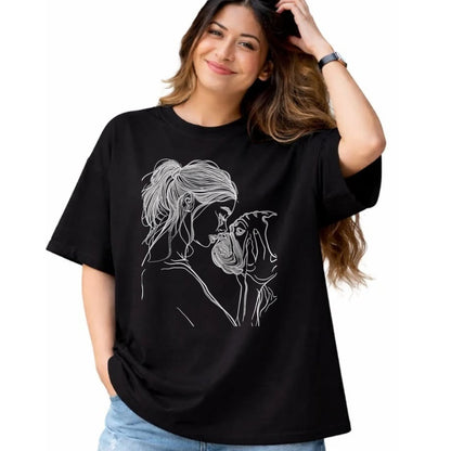 Dog Love Shirt, Dog Lover Gift T-Shirt/Hoodie/Sweatshirt HLT00 - English Bulldog Mom Dog Art Mother_s Day T-Shirt