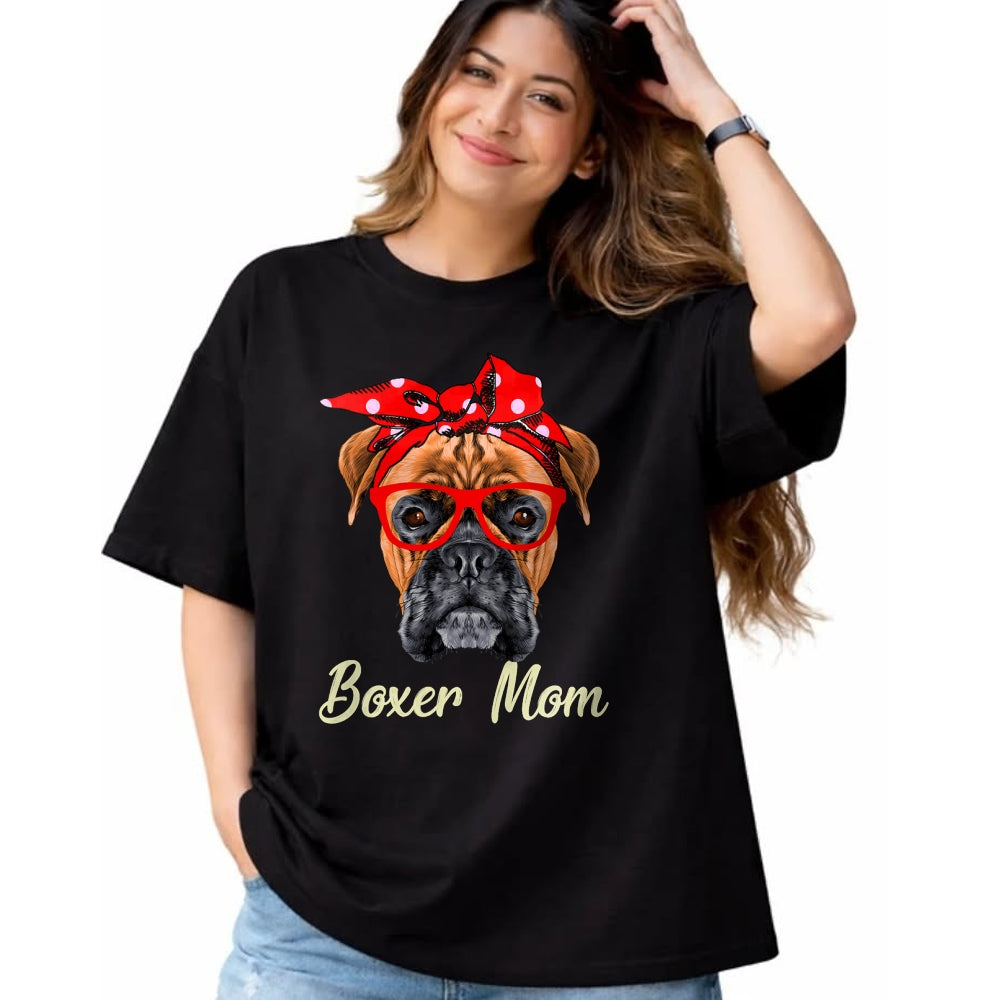 Dog Love Shirt, Dog Lover Gift T-Shirt/Hoodie/Sweatshirt HLT00 - Boxer Mom Dogs Mothers Day Dog Lovers Gifts For Women T-Shirt