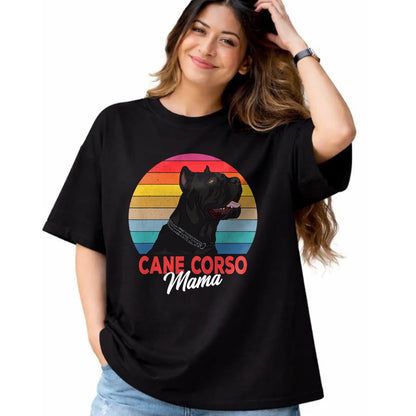 Dog Love Shirt, Dog Lover Gift T-Shirt/Hoodie/Sweatshirt HLT00 - Cane Corso Mama Italian Mastiff Dog Mom Funny Girls Gift T-Shirt