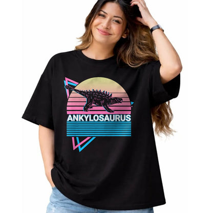 Best Dinosaur Lover Shirt, Funny Dinosaur UnisexT-Shirt/Hoodie/Sweatshirt HLT00 - Ankylosaurus Dinosaur Retro T-Shirt