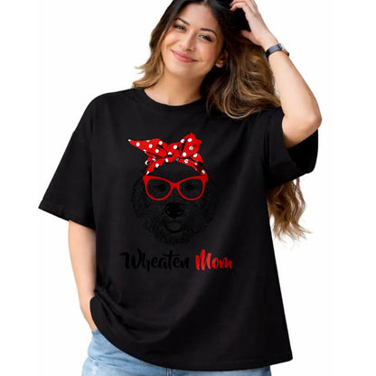 Dog Love Shirt, Dog Lover Gift T-Shirt/Hoodie/Sweatshirt HLT00 - Wheaten Terrier Mom Mama Dog T-Shirt