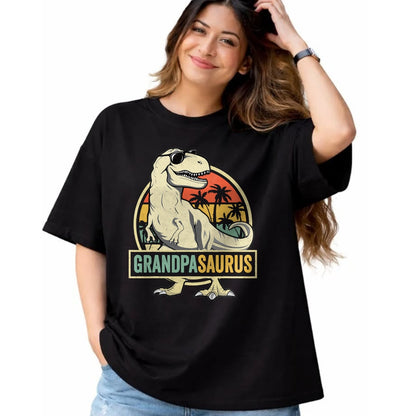 Best Dinosaur Lover Shirt, Funny Dinosaur UnisexT-Shirt/Hoodie/Sweatshirt HLT00 - Grandpasaurus T Rex Dinosaur Grandpa Saurus Family Matching T-Shirt