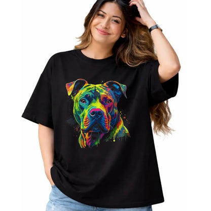 Dog Love Shirt, Dog Lover Gift T-Shirt/Hoodie/Sweatshirt HLT00 - Pitbull Dog I Love Dad Tattoo Funny Family T-Shirt