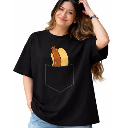 Dog Love Shirt, Dog Lover Gift T-Shirt/Hoodie/Sweatshirt HLT00 - Hotdog In A Pocket Love Hotdog Pocket Hot Dog T-Shirt