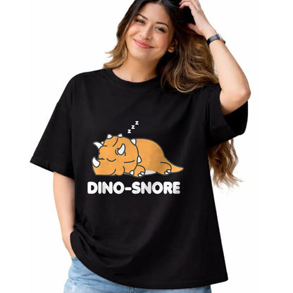Best Dinosaur Lover Shirt, Funny Dinosaur UnisexT-Shirt/Hoodie/Sweatshirt HLT00 - Dino Snore Triceratops Dinosaur Pyjamas T-Shirt