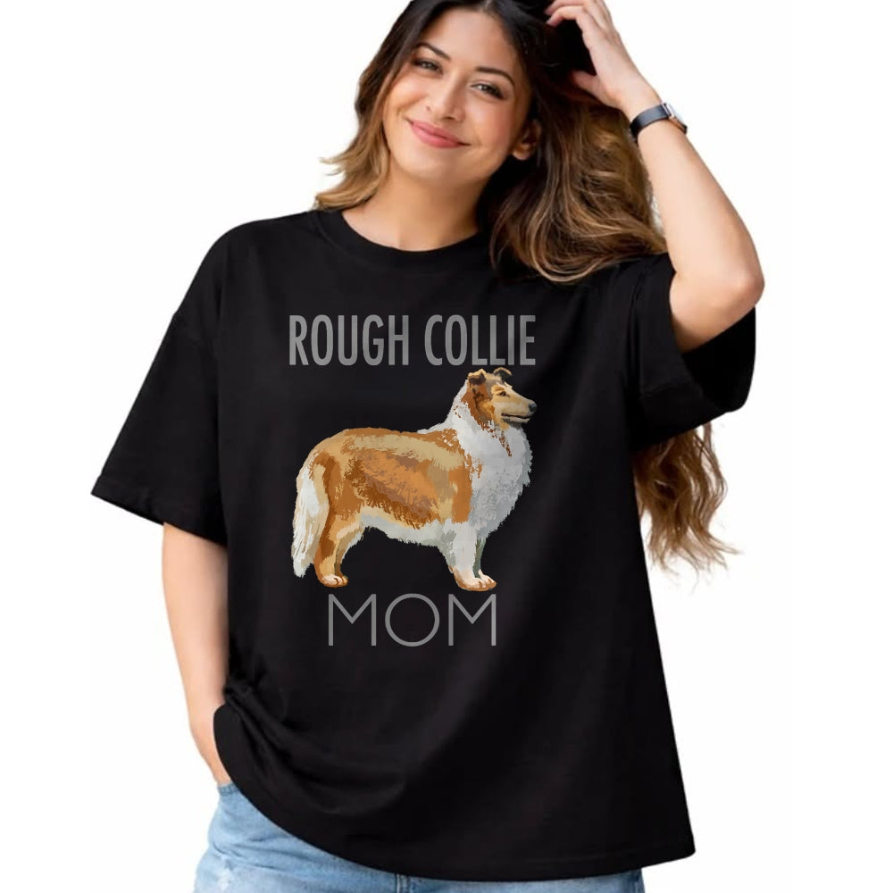 Dog Love Shirt, Dog Lover Gift T-Shirt/Hoodie/Sweatshirt HLT00 - Rough Collie Mom Dog tee shirt T-shirt Tshirt