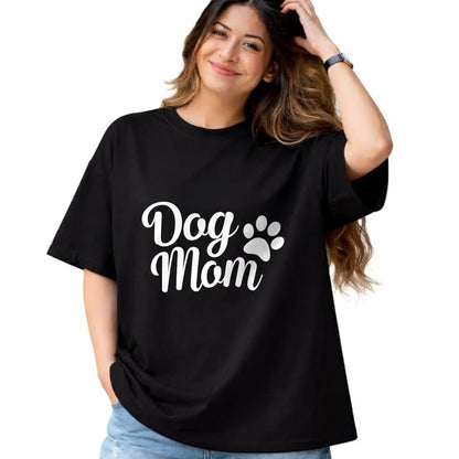 Dog Love Shirt, Dog Lover Gift T-Shirt/Hoodie/Sweatshirt HLT00 - Womens Dog Mom - Paw Print Mothers of Puppies Doggy Mama Wife Mommy V-Neck T-Shirt