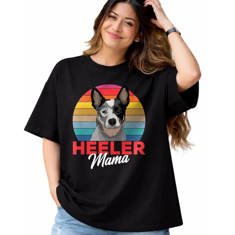 Dog Love Shirt, Dog Lover Gift T-Shirt/Hoodie/Sweatshirt HLT00 - Australian Cattle Dog Heeler Mama Dog Mom Girls T-Shirt