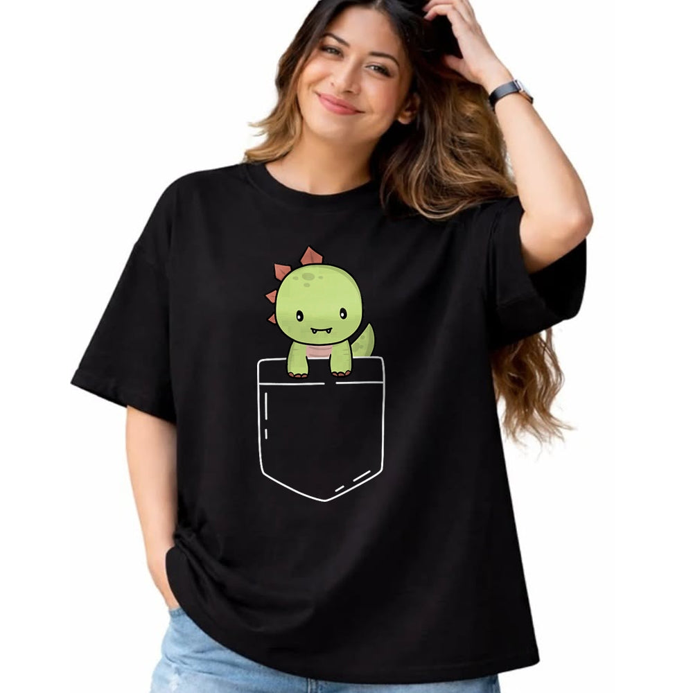 Best Dinosaur Lover Shirt, Funny Dinosaur UnisexT-Shirt/Hoodie/Sweatshirt HLT00 - Cute T-Rex In Pocket Tyrannosaurus Rex Kawaii Dinosaur Lover T-Shirt