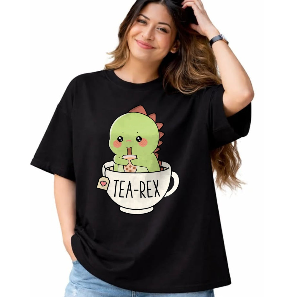 Best Dinosaur Lover Shirt, Funny Dinosaur UnisexT-Shirt/Hoodie/Sweatshirt HLT00 - Boba Tea-Rex Cute T-Rex Dinosaur Lover Kawaii Funny Dino Pun T-Shirt