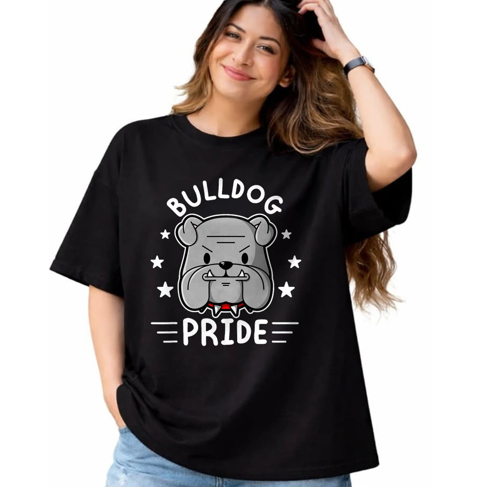 Dog Love Shirt, Dog Lover Gift T-Shirt/Hoodie/Sweatshirt HLT00 - Bulldog Mascot Shirt English Bulldog Pride And Loyalty T-Shirt