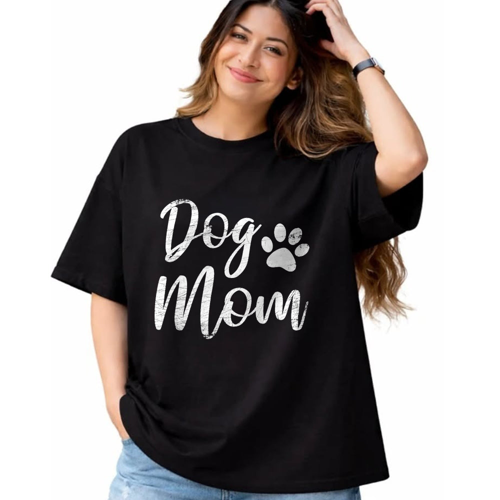Dog Love Shirt, Dog Lover Gift T-Shirt/Hoodie/Sweatshirt HLT00 - Dog Mom - Vintage  Worn Design - Funny Dog Paw - Classic T-Shirt