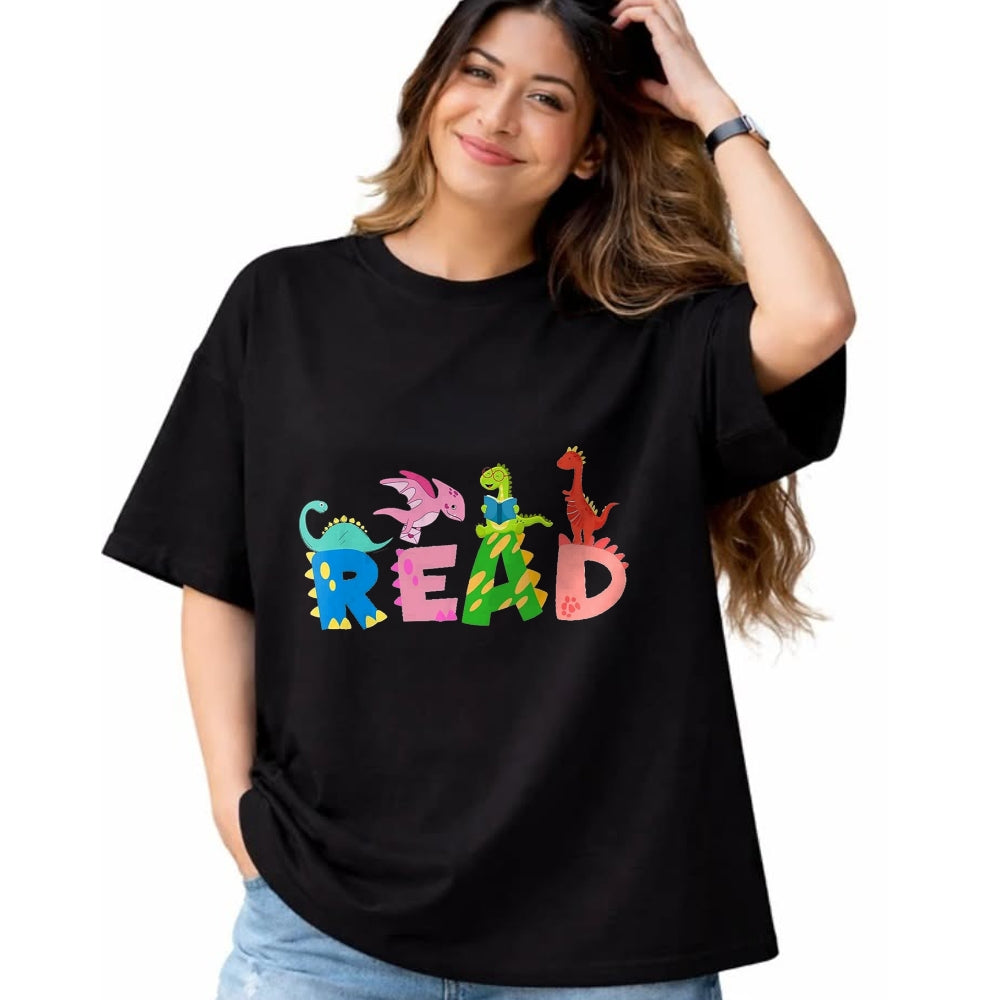 Best Dinosaur Lover Shirt, Funny Dinosaur UnisexT-Shirt/Hoodie/Sweatshirt HLT00 - Funny Reading Dinosaur T rex Dino Book Lover T-Shirt, Men, Black, 3X-Large