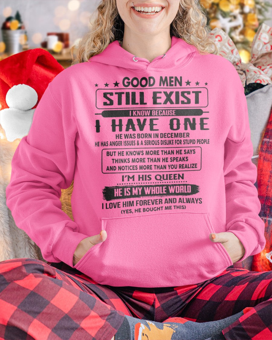 December - Good men Still Exist - gift for your girlfriend, wife from Husband - TOBY12 (SKU-GM-12)