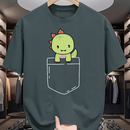 Best Dinosaur Lover Shirt, Funny Dinosaur UnisexT-Shirt/Hoodie/Sweatshirt HLT00 - Cute T-Rex In Pocket Tyrannosaurus Rex Kawaii Dinosaur Lover T-Shirt