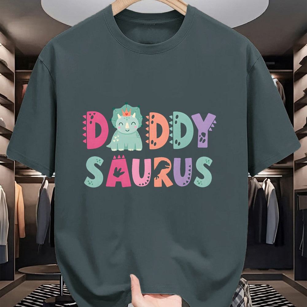 Best Dinosaur Lover Shirt, Funny Dinosaur UnisexT-Shirt/Hoodie/Sweatshirt HLT00 - Daddy Saurus Dad Dinosaur Three Rex Birthday Boy Girl T-Shirt