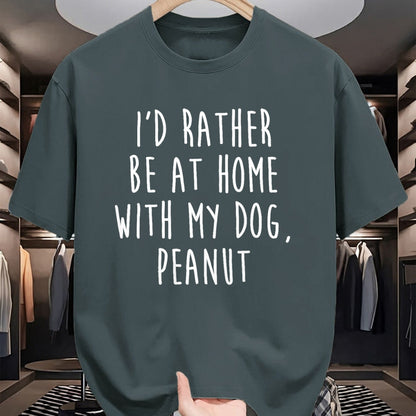 Dog Love Shirt, Dog Lover Gift T-Shirt/Hoodie/Sweatshirt HLT00 - Peanut Dog Name T-Shirt Dog Gift T-Shirt