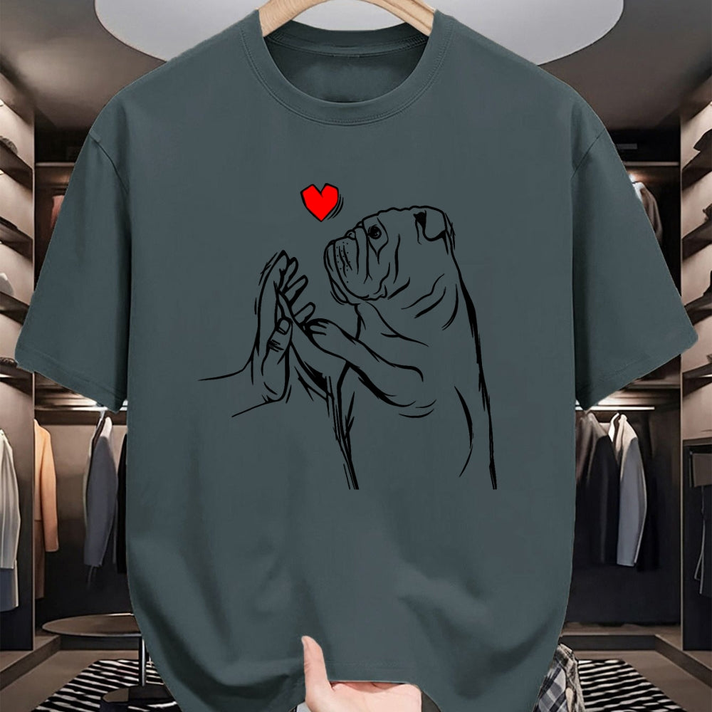 Dog Love Shirt, Dog Lover Gift T-Shirt/Hoodie/Sweatshirt HLT00 - English Bulldog Love Cute Bully Dog Mom Funny Girls Gift T-Shirt