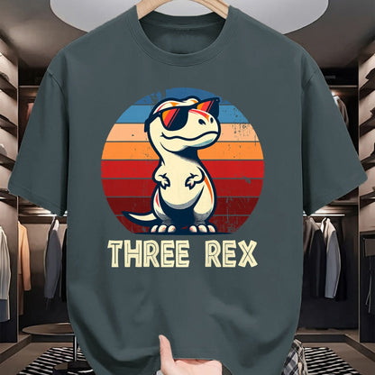 Best Dinosaur Lover Shirt, Funny Dinosaur UnisexT-Shirt/Hoodie/Sweatshirt HLT00 - 3 Rex Dinosaur 3rd Birthday Boy Girl Three Rex Birthday T-Shirt