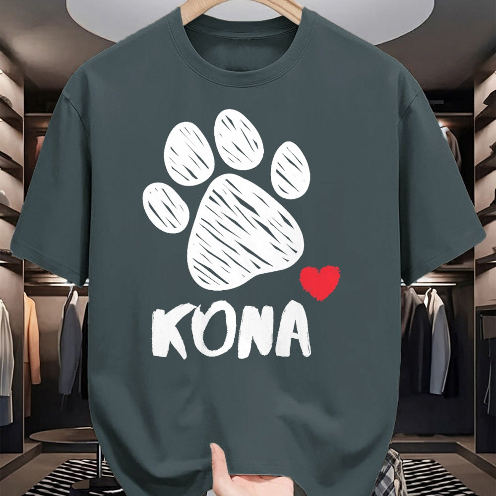 Dog Love Shirt, Dog Lover Gift T-Shirt/Hoodie/Sweatshirt HLT00 - Kona My Dog Kona I love My Dog Kona Puppy Love Dog Lover T-Shirt