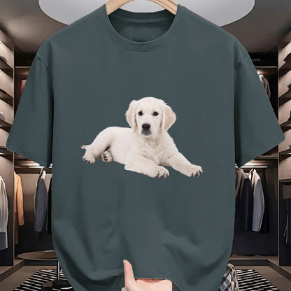Dog Love Shirt, Dog Lover Gift T-Shirt/Hoodie/Sweatshirt HLT00 - White Labrador Retriever Shirt Yellow Love Lab Mom Dog Dad T-Shirt