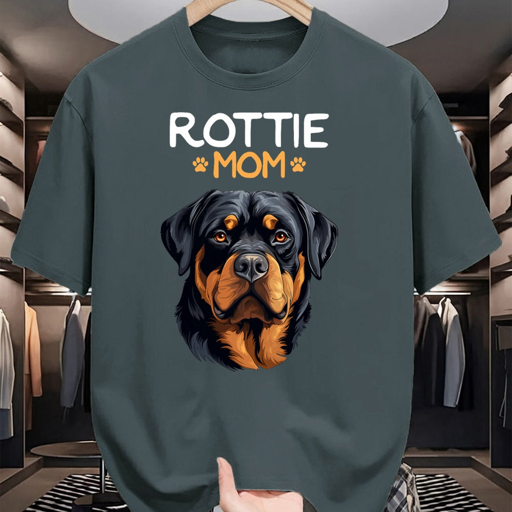 Dog Love Shirt, Dog Lover Gift T-Shirt/Hoodie/Sweatshirt HLT00 - Rottie Mom Rottweiler Dog Mama T-Shirt