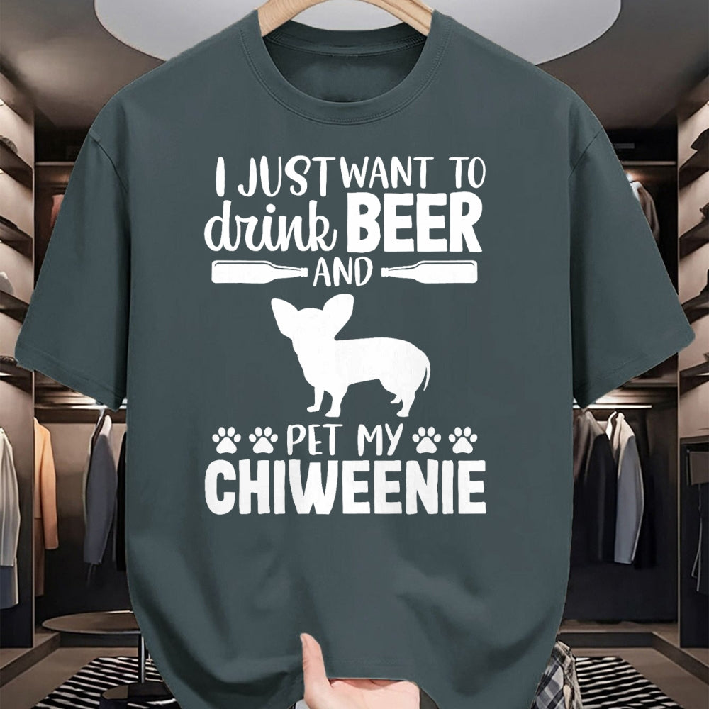 Dog Love Shirt, Dog Lover Gift T-Shirt/Hoodie/Sweatshirt HLT00 - Beer Funny Dog Owner Lover Chiweenie Dog Mom Dad Gift T-Shirt