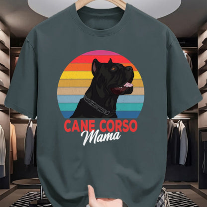 Dog Love Shirt, Dog Lover Gift T-Shirt/Hoodie/Sweatshirt HLT00 - Cane Corso Mama Italian Mastiff Dog Mom Funny Girls Gift T-Shirt