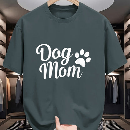 Dog Love Shirt, Dog Lover Gift T-Shirt/Hoodie/Sweatshirt HLT00 - Womens Dog Mom - Paw Print Mothers of Puppies Doggy Mama Wife Mommy V-Neck T-Shirt