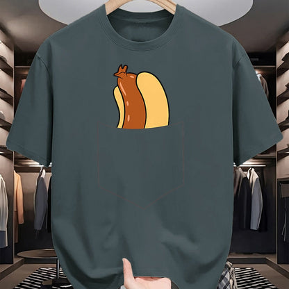 Dog Love Shirt, Dog Lover Gift T-Shirt/Hoodie/Sweatshirt HLT00 - Hotdog In A Pocket Love Hotdog Pocket Hot Dog T-Shirt