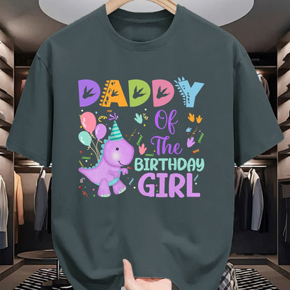 Best Dinosaur Lover Shirt, Funny Dinosaur UnisexT-Shirt/Hoodie/Sweatshirt HLT00 - Daddy Of The Birthday Girl Dinosaur Saurus Rex Party T-Shirt