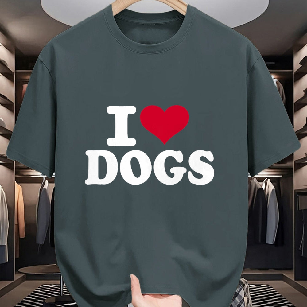 Dog Love Shirt, Dog Lover Gift T-Shirt/Hoodie/Sweatshirt HLT00 - I love dogs T-Shirt