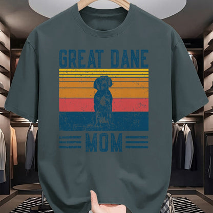 Dog Love Shirt, Dog Lover Gift T-Shirt/Hoodie/Sweatshirt HLT00 - Dog Great Dane Mom - Vintage Great Dane Mom T-Shirt