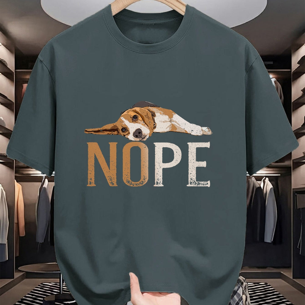 Dog Love Shirt, Dog Lover Gift T-Shirt/Hoodie/Sweatshirt HLT00 - Nope Lazy Beagle Funny Dog Lover Vintage Cute Beagle Mom T-Shirt
