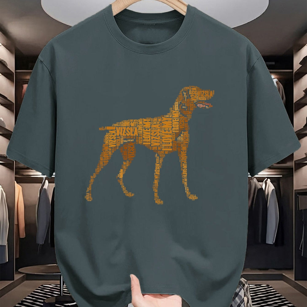 Dog Love Shirt, Dog Lover Gift T-Shirt/Hoodie/Sweatshirt HLT00 - Vizsla Dog Owner I Love My Vizsla Dog T-Shirt