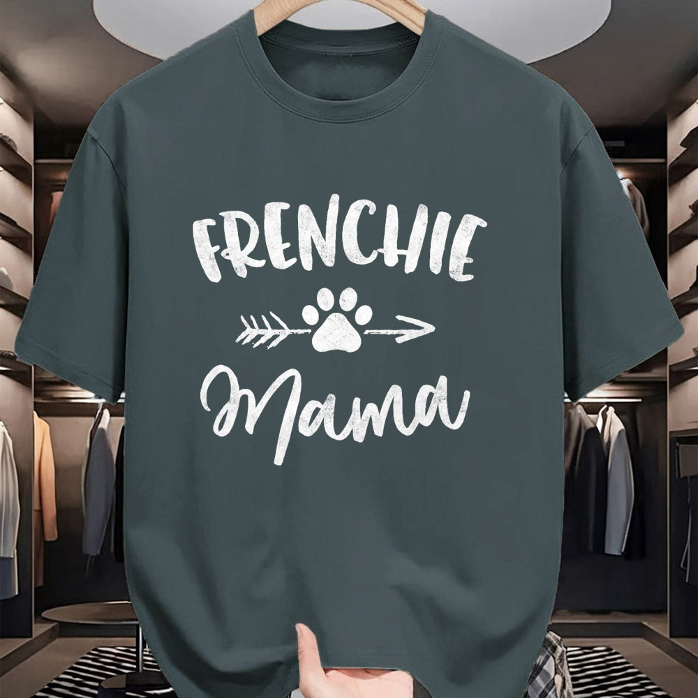 Dog Love Shirt, Dog Lover Gift T-Shirt/Hoodie/Sweatshirt HLT00 - Frenchie Mama French Bulldog Lover Owner Gift Dog Mom Mother T-Shirt